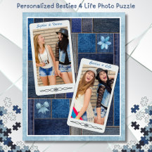 Besties 4 Life Cell Phone Foto Puzzle