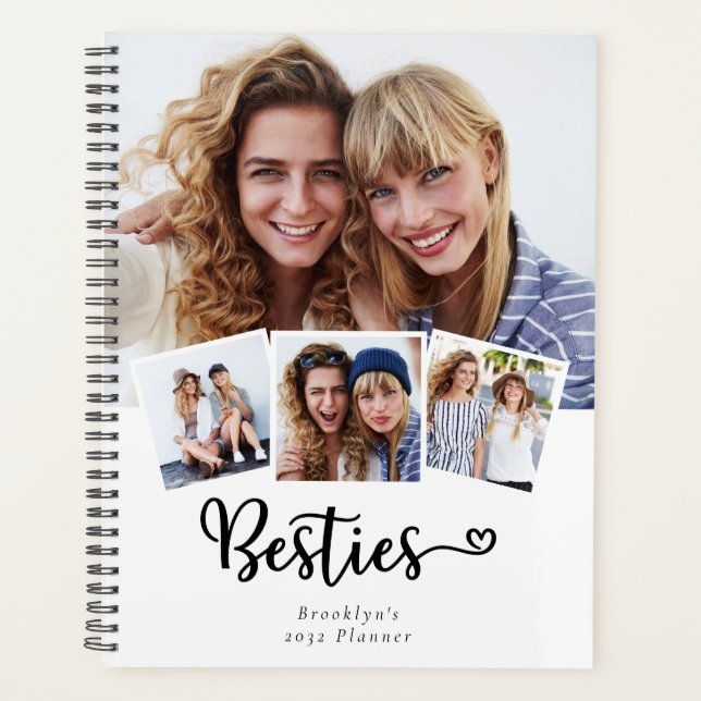 Besties 4 Photo Collage Best Friend's (Devant)
