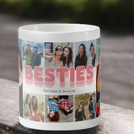 Besties Best Friend Foto Collage Kaffeetasse
