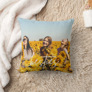 Besties Best Friend Foto Freundschaft Kissen