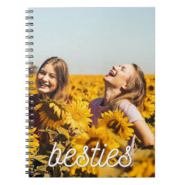 Besties Best Friend Friendship Foto Notizblock