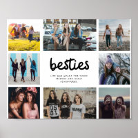 Besties Best Friend Quote Foto Collage