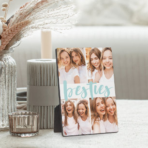 Besties Best Friends 4 Foto Collage Fotoplatte