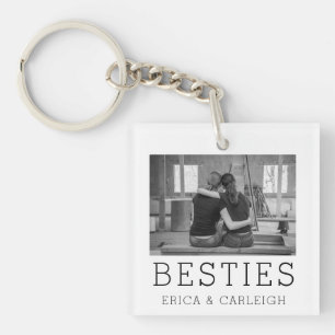 Besties Best Friends Foto Custom Schlüsselanhänger