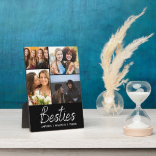 Besties   Best Friends Personalisiert Names Foto Fotoplatte
