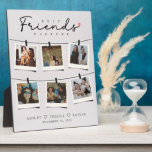 Besties Best Friends Personalized Gift Photo Fotoplatte<br><div class="desc">Introducing our Besties Best Friends Personalized Gift Photo plaque – a personalized masterpiece capturing your unique bond. Frame your cherished photos alongside the definition of 'Bestie' as it applies to a friend's name. Celebrate the laughter, adventures, and inside jokes that define your friendship. It's not just a frame; it's a...</div>