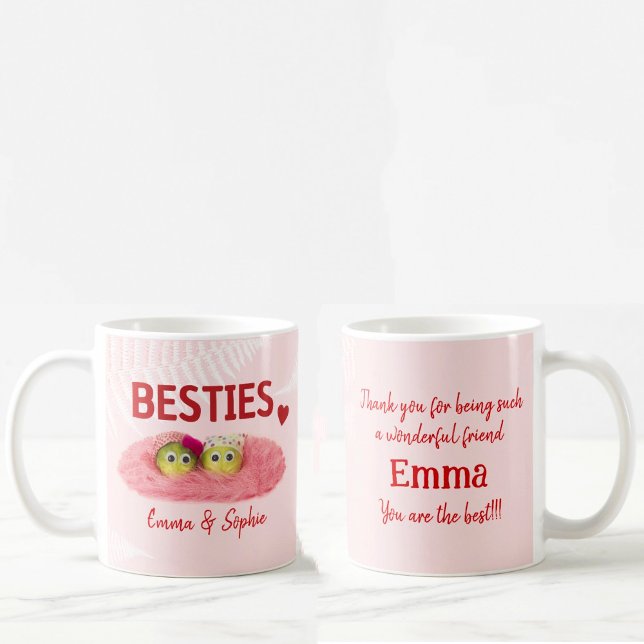 Besties beste Freundin bester Freund lustige einzi Kaffeetasse (Von Creator hochgeladen)