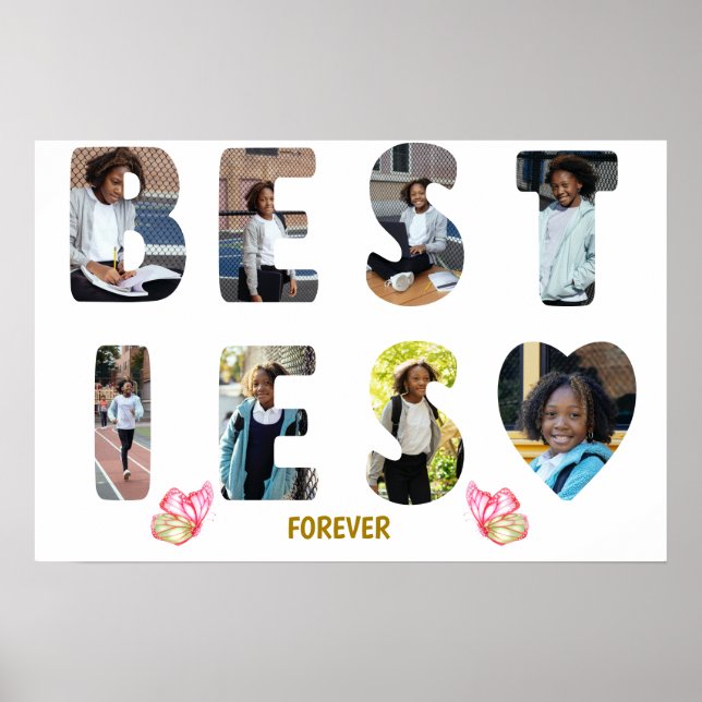 Besties BESTE FREUNDIN Friends Forever 8 Foto Imag Poster (Vorne)