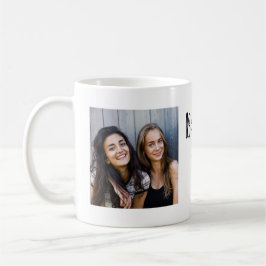 Besties | Die besten Freunde Zwei Fotos und Modern Kaffeetasse