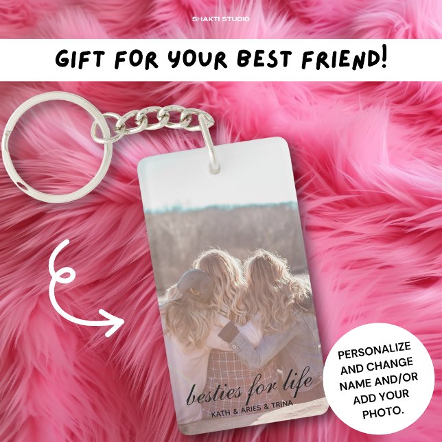 Besties for Life Best friend BESTE FREUNDIN Gift A Schlüsselanhänger (Von Creator hochgeladen)