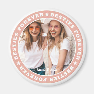 Besties Forever BESTE FREUNDIN Einfaches modernes Magnet