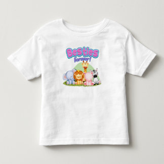Besties Forever T-Shirt : de mignons animaux Safar