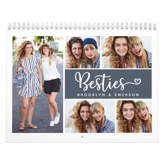 Besties Foto Collage Die besten Freunde Kalender (Titelbild)