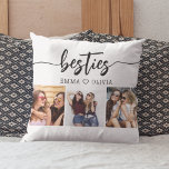 Besties Friends 3 Foto Freundschaftskollektion Kissen<br><div class="desc">Feiern Sie Freundschaft mit den Besties Friends 3 Foto Friendship Collage Throw Kissen. Personalisiert mit einer Collage von drei hochgeschätzten Fotos, fängt es besondere Momente mit Ihren Bestien ein. Dieses aus hochwertigen Materialien gefertigte Kissen verleiht jedem Raum eine stilvolle und sentimentale Touch. Ideal für Geburtstage, Ferien oder besondere Anlässe, es...</div>