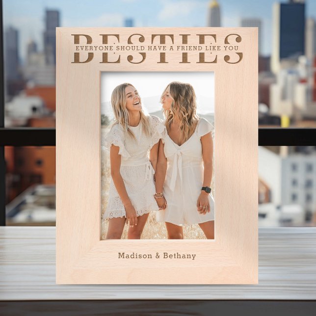 Besties Friendship Geätzte Rahmen (Von Creator hochgeladen)