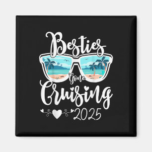 Besties Gone Cruising 2025 Mädchen passend Frauen Magnet