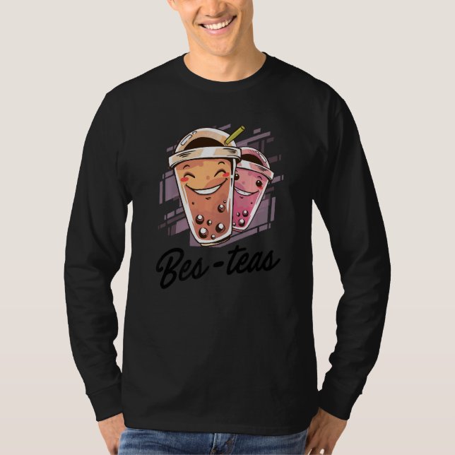 Besties Graphic Tea Tea Drinker Tea Brewing Cup Of T-Shirt (Vorderseite)