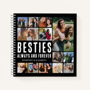 Besties Immer & Für Immer Foto-Collage-Notizbuch Notizbuch
