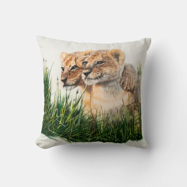Besties lion cub cushi kissen (Vorderseite)