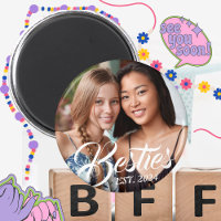 Besties Magnet pour les meilleurs amis BFF Photo M