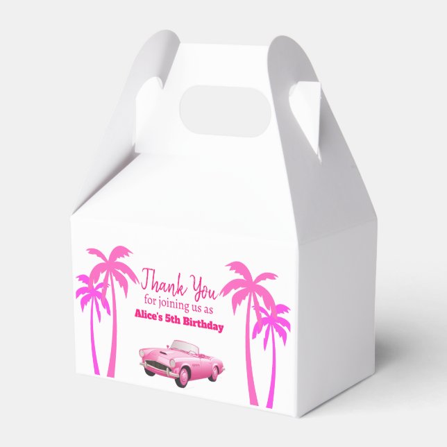 Besties Malibu Pink Doll Beach Geschenkschachtel (Vorderseite)