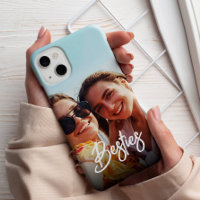 Besties Modern Script Best Friends Foto