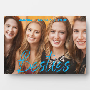 Besties Personalisierte Namen von besten Freunde Fotoplatte