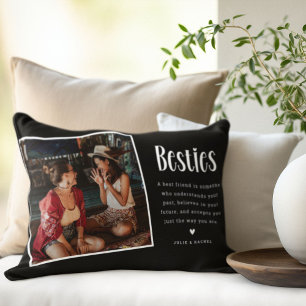 BESTIES-Personalisierte Niedliche BESTE FREUNDIN 2 Lendenkissen