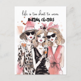 Besties Postcard Postkarte