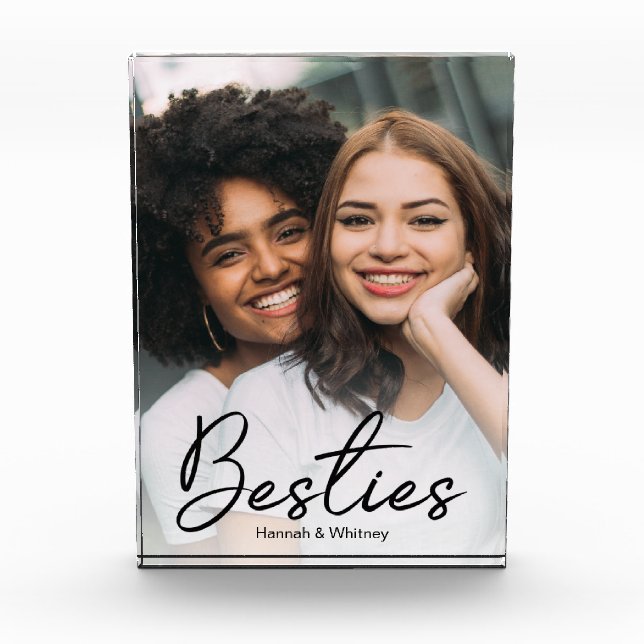 Besties Script Custom Fotoblock (Vorderseite)
