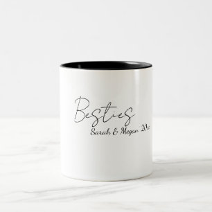 Besties-Tasse Zweifarbige Tasse