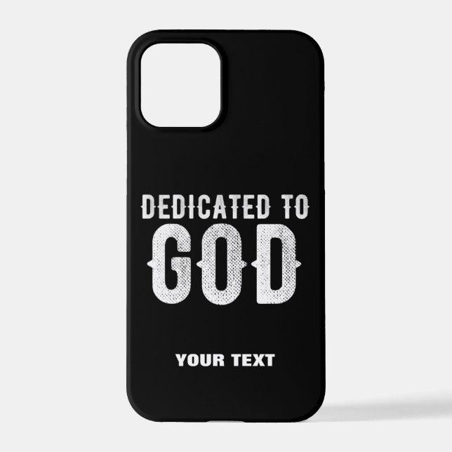 BESTIMMT AUF COOLEN, KUNDENBEWEGLICHEN WEISSEN TEX iPhone 12 PRO HÜLLE (Rückseite)