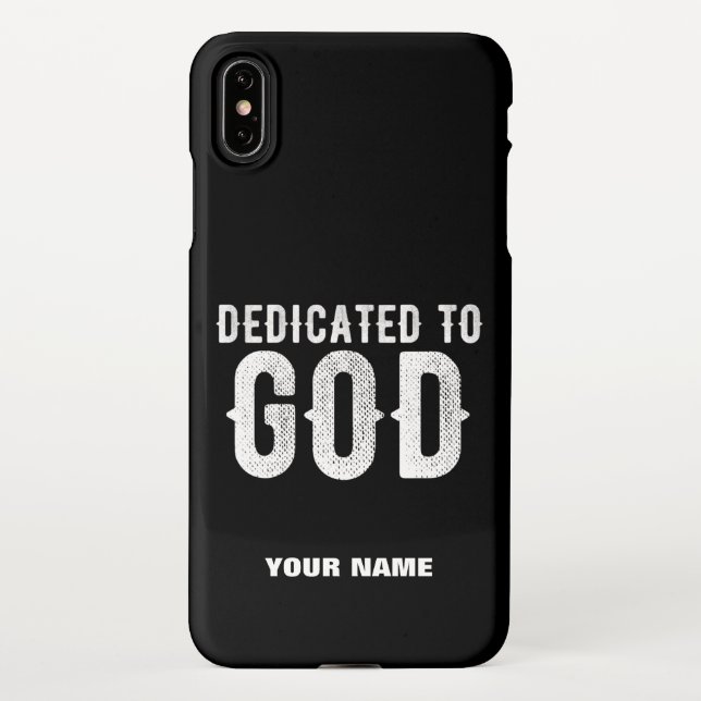 BESTIMMT AUF COOLEN, KUNDENBEWEGLICHEN WEISSEN TEX iPhone HÜLLE (Rückseite)