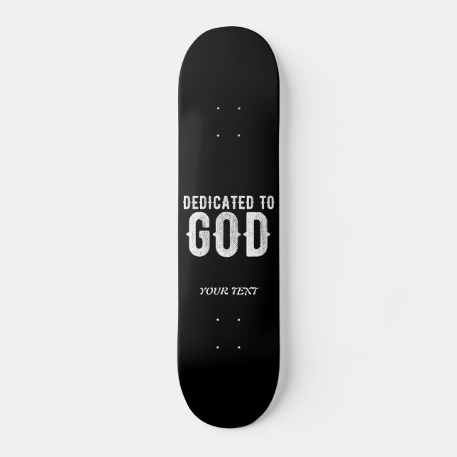 BESTIMMT AUF COOLEN, KUNDENBEWEGLICHEN WEISSEN TEX SKATEBOARD (Vorderseite)