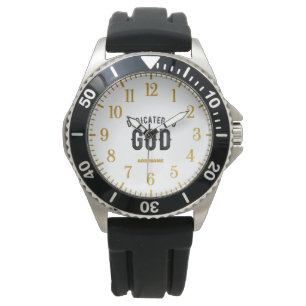 BESTIMMT AUF COOLEN KUNDENSCHWARZTEXT ARMBANDUHR