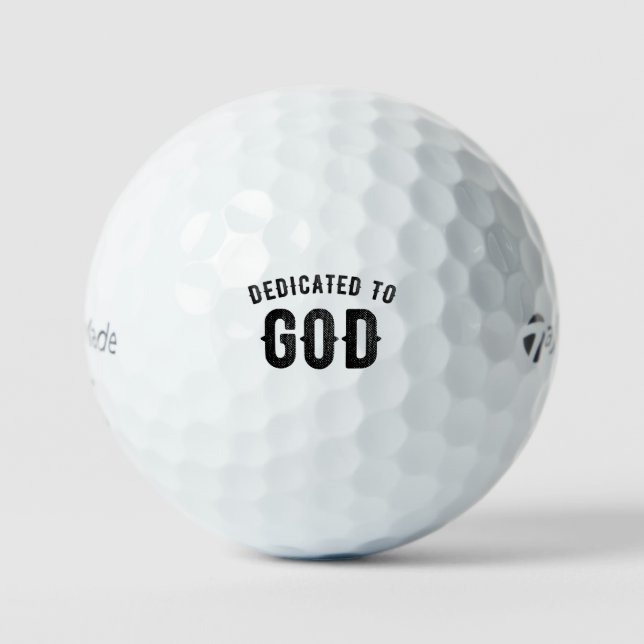 BESTIMMT AUF COOLEN KUNDENSCHWARZTEXT GOLFBALL (Vorderseite)