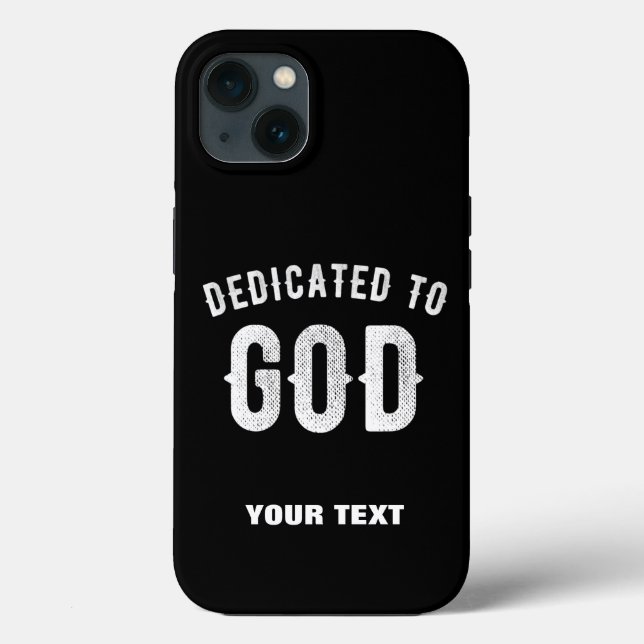BESTIMMT AUF GOTT KUNSTBAR COOL WEISS TEXT Case-Mate iPhone HÜLLE (Rückseite)