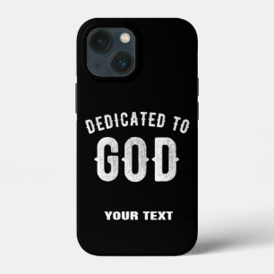 BESTIMMT AUF GOTT KUNSTBAR COOL WEISS TEXT Case-Mate iPhone HÜLLE