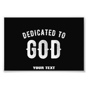 BESTIMMT AUF GOTT KUNSTBAR COOL WEISS TEXT FOTODRUCK