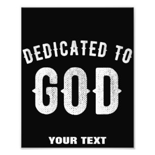 BESTIMMT AUF GOTT KUNSTBAR COOL WEISS TEXT FOTODRUCK