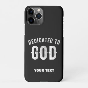 BESTIMMT AUF GOTT KUNSTBAR COOL WEISS TEXT iPhone 11Pro HÜLLE