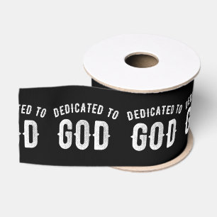 BESTIMMT AUF GOTT KUNSTBAR COOL WEISS TEXT RIPSBAND