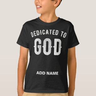 BESTIMMT AUF GOTT KUNSTBAR COOL WEISS TEXT T-Shirt