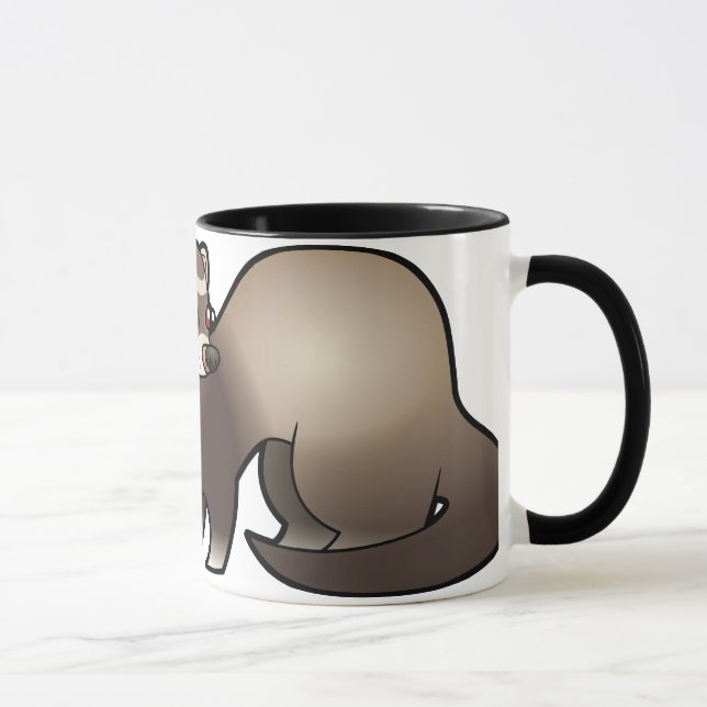 Bestimmt eine Frettchen-Person Tasse (Rechts)