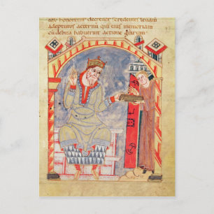Bestimmung an Charles den Bald von Postkarte