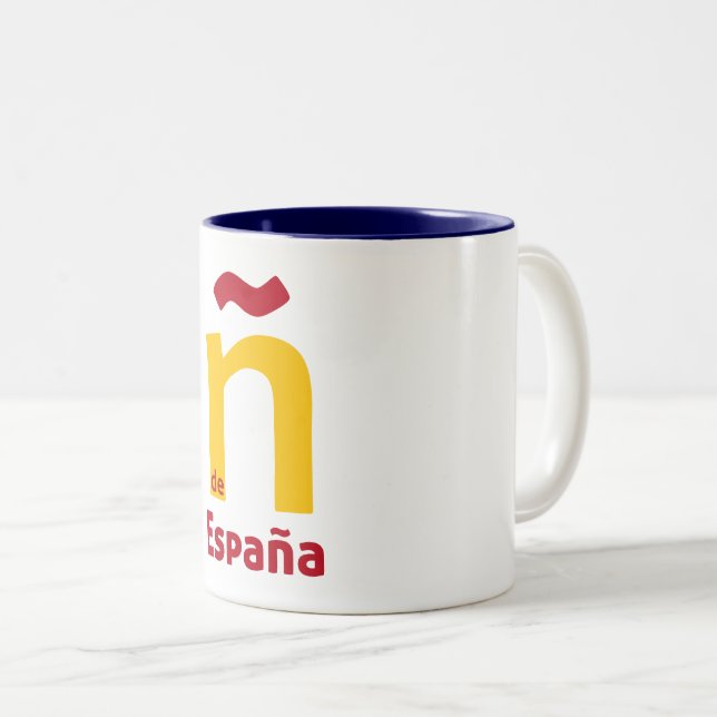 Bestimmung de España Zweifarbige Tasse (VorderseiteRechts)