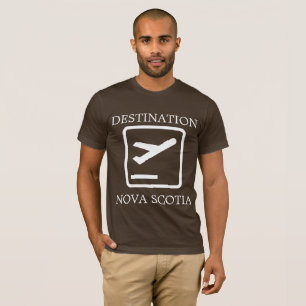 Bestimmung des Shirts Nova Scotia an der Ostküste