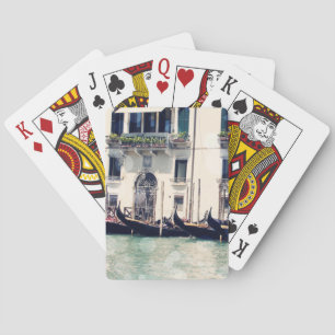Bestimmungen Venice Waterfront Fotograph Spielkarten