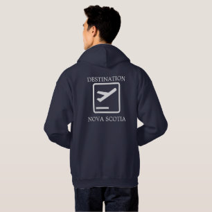 Bestimmungsort an der Ostküste Nova Scotia Hoodie