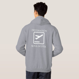 Bestimmungsort an der Ostküste Nova Scotia Hoodie